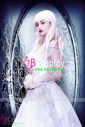 Đầm White Queen Cổ Tích