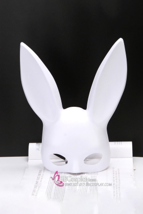Mặt Nạ Thỏ Playboy Trắng