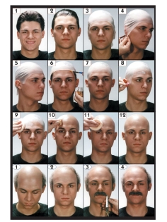 Dụng Cụ Hoá Trang ĐẦU TRỌC - Bald Cap Da Trọc Đầu