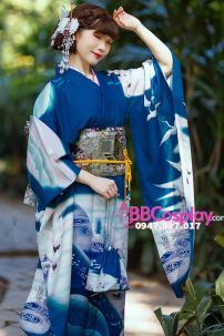 Kimono Xanh Kounotori
