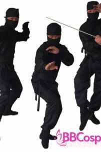Đồ Ninja Đen Hoá Trang Hung Thủ Trang Phục Thích Khách Sát Thủ Bịt Mặt