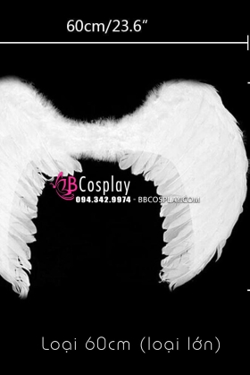 Cánh Thiên Thần Trắng Lông Ngỗng Cỡ Đại