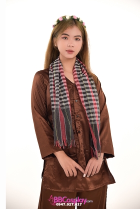 Đồ Bà Ba Nâu Phi Bóng