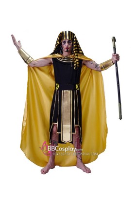 Trang Phục Ai Cập Thần Anubis Choàng Vàng