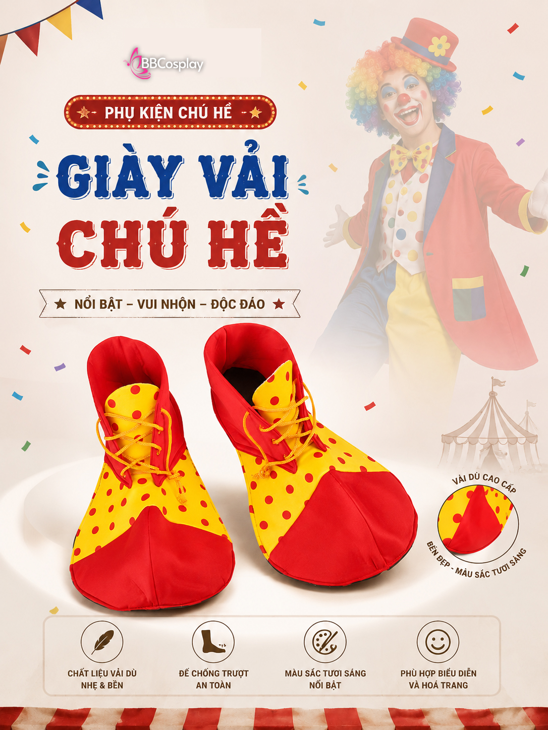 GIÀY VẢI CHÚ HỀ