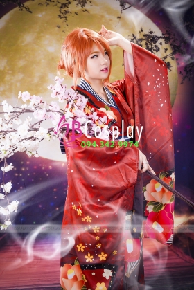 Kimono Đỏ Rượu Maki