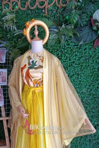 Đồ Cổ Trang Hoàng Hậu Tấm - Màu Vàng Hoàng Gia