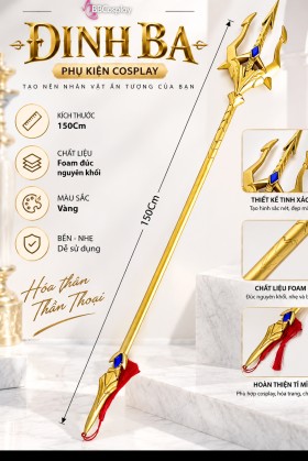 Đinh Ba Vua Biển 150Cm Mẫu Foam