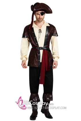 Trang Phục Nam Hải Tặc Cướp Biển Đẹp Trai
