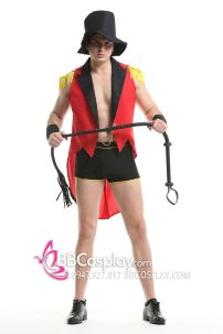 Trang Phục Nam Người Luyện Thú Xiếc Circus Ringmaster Cho Gymer