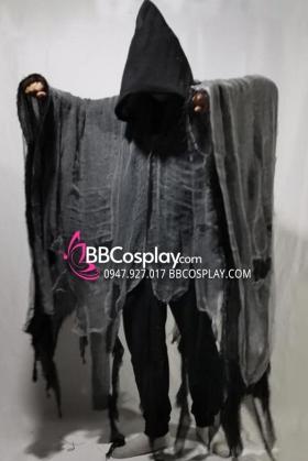 Trang Phục Hoá Trang Ngục Tù Azkaban - Màu Đen