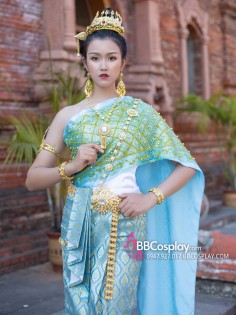 Đồ Thái Lan Nữ Xanh Nhạt