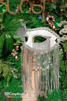 Mặt Nạ Lệ Rơi Giấu Mặt - Màu Trắng