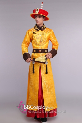 Đồ Hoàng Đế Khang Hy - Màu Vàng Có Kèm Mão