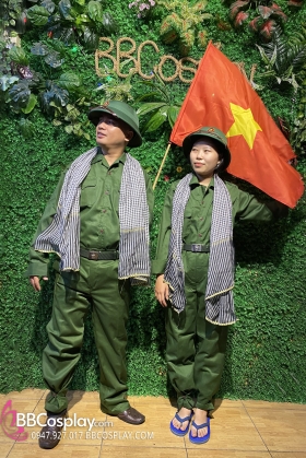 Trang Phục Bộ Đội - Tân Binh Màu Xanh Lá