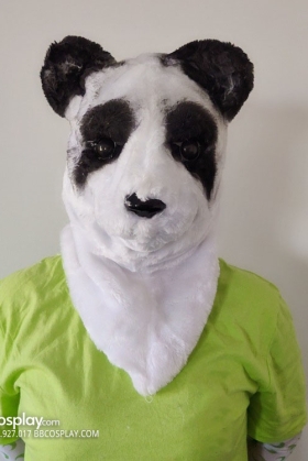 Mặt Nạ Thú Gấu Trúc- Mẫu Lông Full Đầu