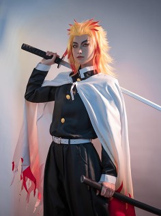 Đồ Cosplay Viêm Trụ Rengoku Kyoujurou - Kimetsu No Yaiba
