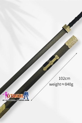 Mô Hình Bằng Gỗ Kiếm Hán ĐỐM VÀNG Như Ý Kiếm COS Đạo Cụ Cổ Kiếm Gỗ Trang Trí Vũ Khí Thủ Công Mỹ Nghệ