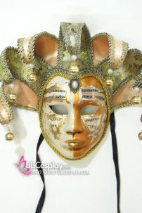 Mặt Nạ Carnaval Venecia - Màu Vàng