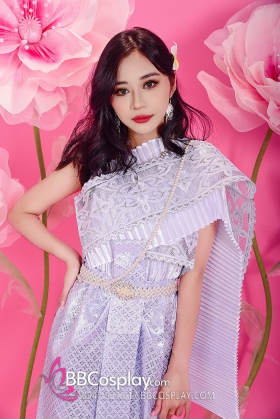 Trang Phục Campuchia Trắng