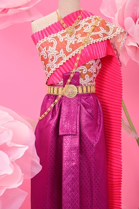 Trang Phục Lào Hồng Minơ