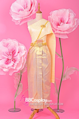 Trang Phục Truyền Thống Thái Lan Hoàng Kim Giá Rẻ