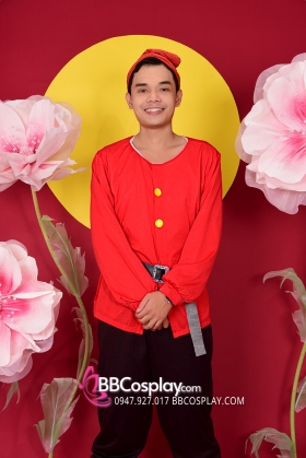 Chú Lùn Grumpy Áo Đỏ Quần Nâu - Bạch Tuyết Và 7 Chú Lùn