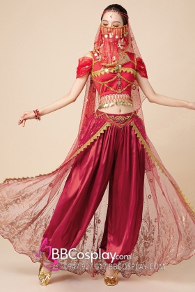 Trang Phục Múa Ba Tư - Màu Đỏ