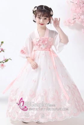 Hán Phục Hằng Nga Xinh Xắn Cho Bé Gái 2023