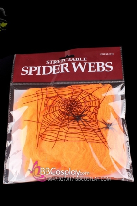Tơ Nhện Decor Màu Cam