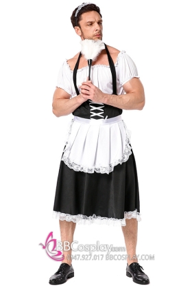 Trang Phục Hoá Trang Hầu Gái Cho Nam