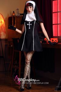 Váy Hoá Trang The Nun Sexy Halloween Gothic