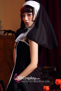 Váy Hoá Trang The Nun Sexy Halloween Gothic