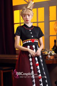 Đầm Hoá Trang Nữ Hoàng Đỏ Bigsize Cho Nam - Red Queen