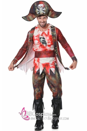 Quần Áo Halloween Nhân Vật Thuyền Trưởng Ma