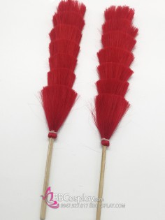 Chân Lông Chim Trĩ 7 Tầng - ĐỎ