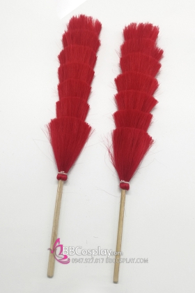 Chân Lông Chim Trĩ 7 Tầng - ĐỎ