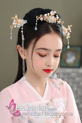 Bộ Trâm Cài Cổ Trang Xuân Hoa