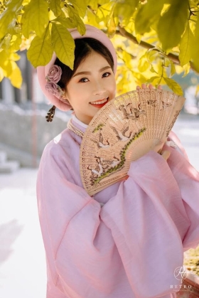 Áo Ngũ Thân Hồng Tơ Xốp