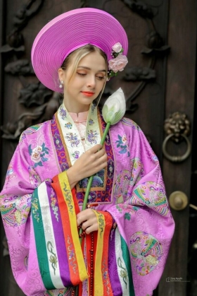 Trang Phục Nhật Bình Tím Lavender