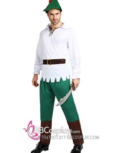Trang Phục Robin Hood - Áo Trắng Quần Xanh