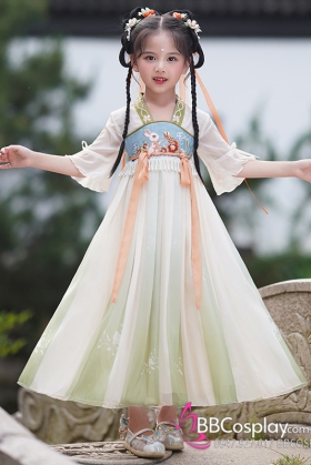 Trang Phục Hằng Nga Cho Bé  - Kim Hoa Bạch Thố