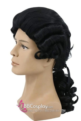 Tóc Giả Quý Tộc - Màu Đen