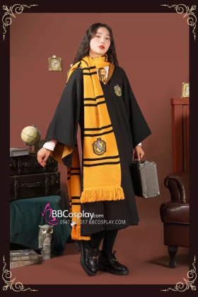 Khăn Choàng Cổ Thi Đấu Trường Hogwarts - Helga Hufflepuff Dài 175Cm X 25Cm