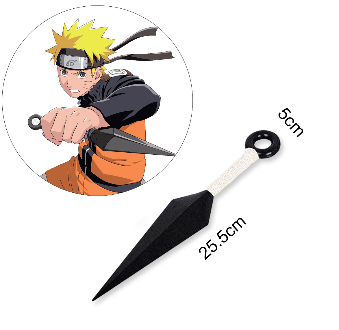 PHỤ KIỆN KUNAI CÁN TRẮNG