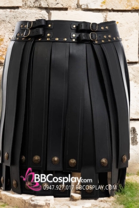 Giáp Eo Thời Trung Cổ Phong Cách Chiến Binh - Màu Đen