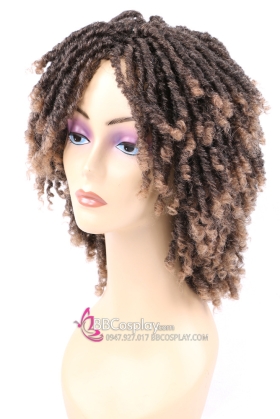 Tóc Giả Xoăn Kiểu Dreadlock - Màu Nâu