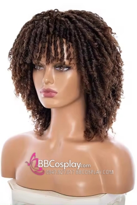 Tóc Giả Xoăn Kiểu Dreadlock - Màu Nâu Đen