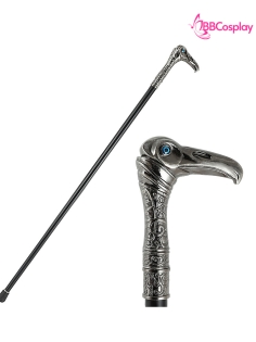 Gậy Quý Tộc Đầu Chim Ưng Màu Crom