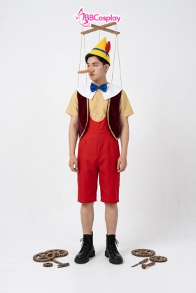 Trang Phục Pinocchio - Cậu Bé Người Gỗ (Người Lớn)